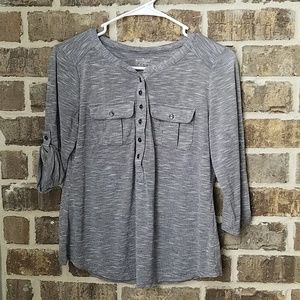 🎪⭐Soho New York & Company Jeans Gray Top